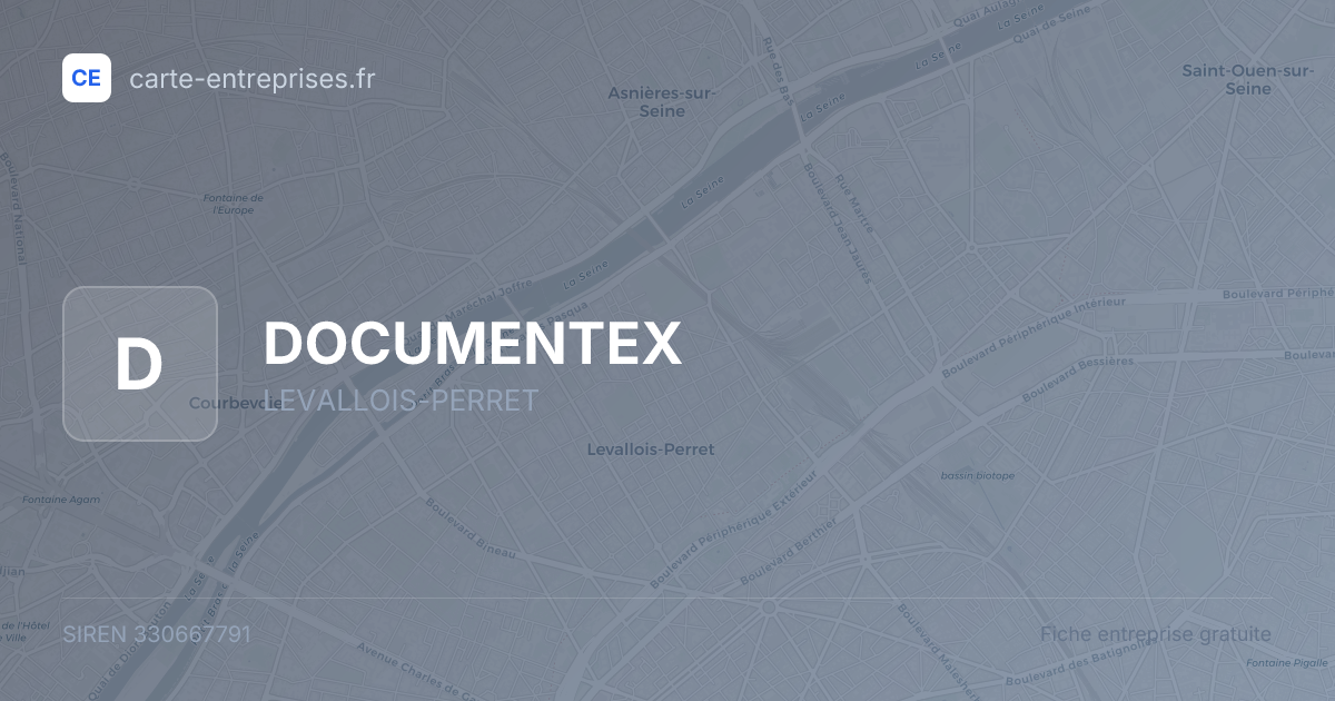 DOCUMENTEX — 330667791 — fiche entreprise
