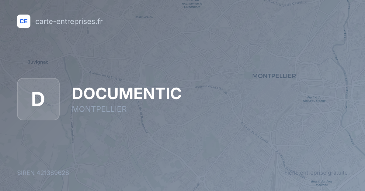 DOCUMENTIC — 421389628 — fiche entreprise
