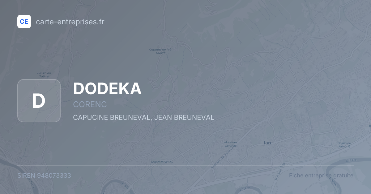 DODEKA — 948073333 — fiche entreprise