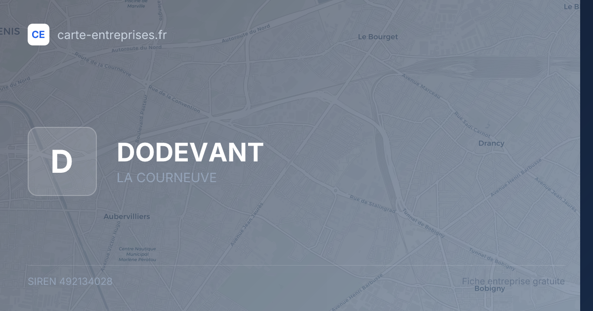 DODEVANT — 492134028 — fiche entreprise