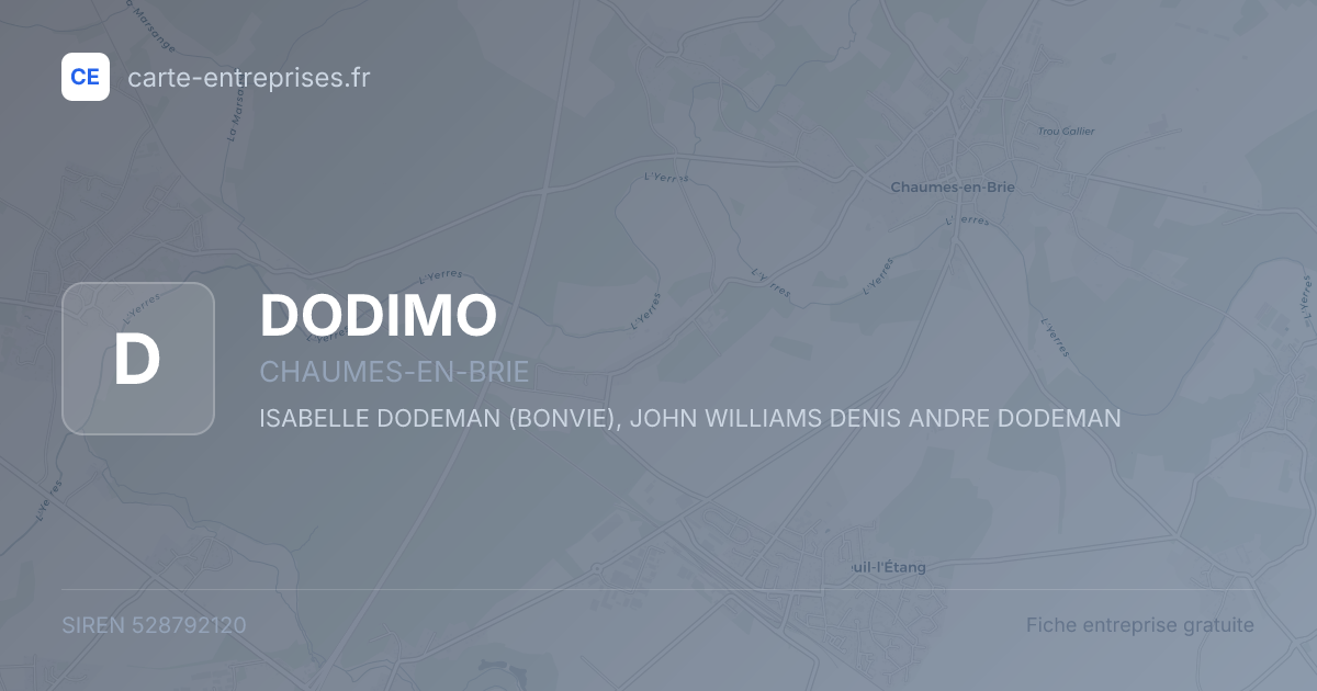 DODIMO — 528792120 — fiche entreprise