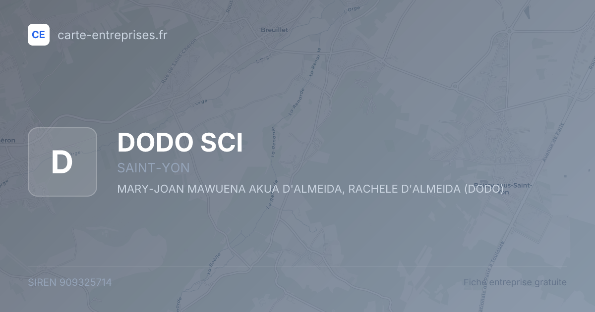 DODO SCI — 909325714 — fiche entreprise