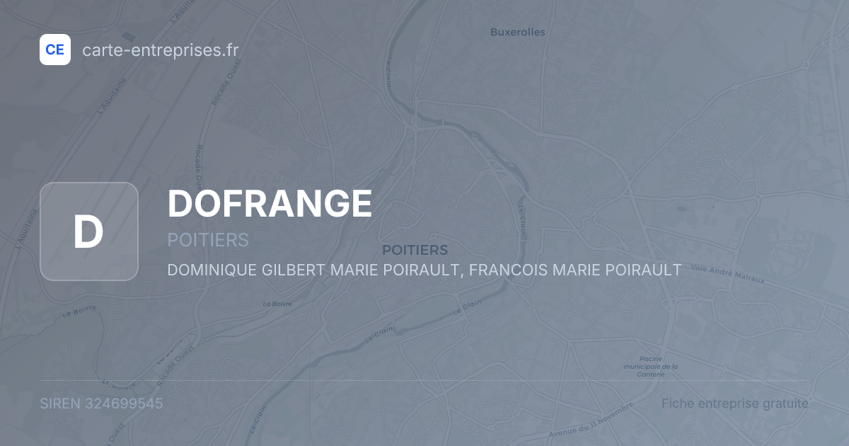 DOFRANGE — 324699545 — fiche entreprise