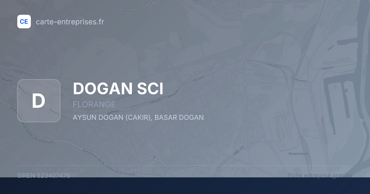 DOGAN SCI — 523407476 — fiche entreprise