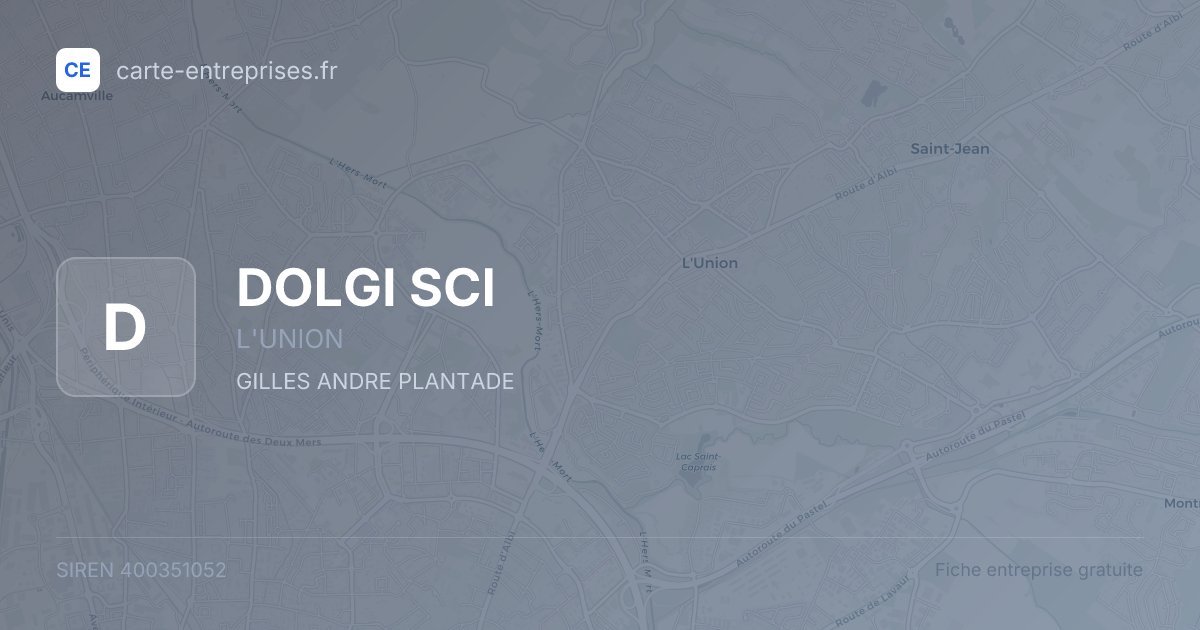 DOLGI SCI — 400351052 — fiche entreprise