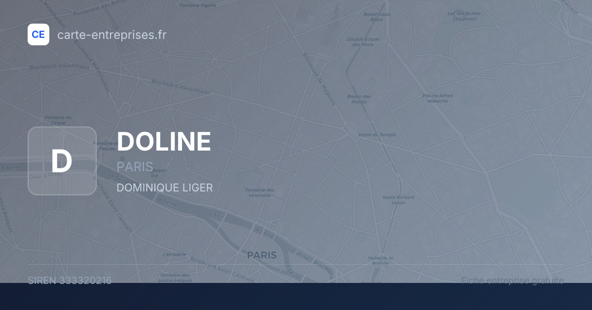 DOLINE — 333320216 — fiche entreprise
