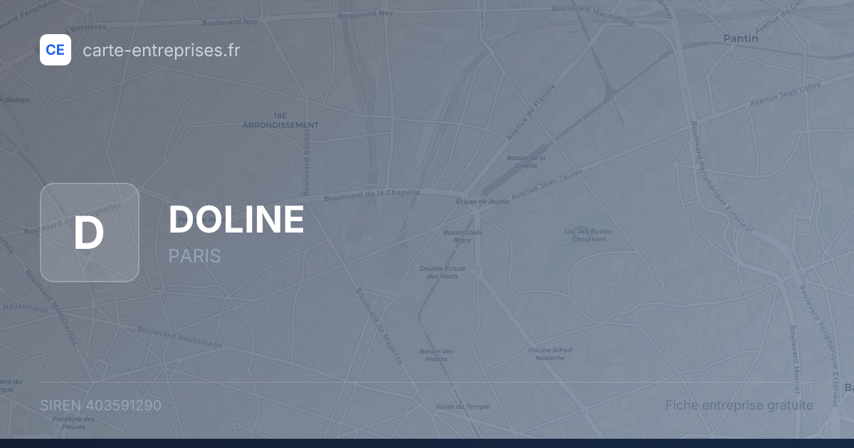 DOLINE — 403591290 — fiche entreprise