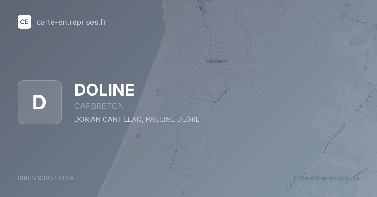 DOLINE — 939343489 — fiche entreprise