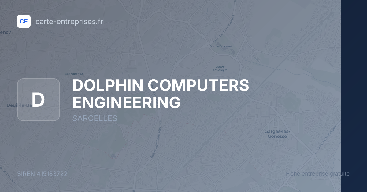 DOLPHIN COMPUTERS ENGINEERING — 415183722 — fiche entreprise
