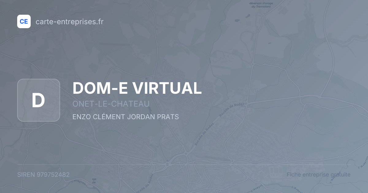 DOM-E VIRTUAL — 979752482 — fiche entreprise