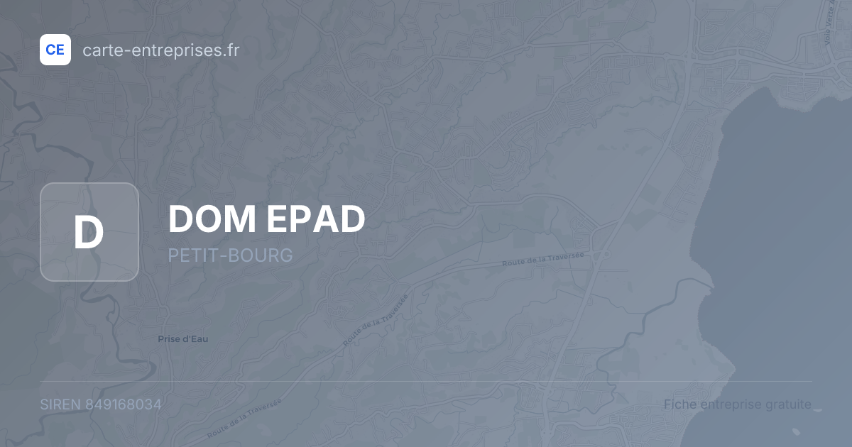 DOM EPAD — 849168034 — fiche entreprise
