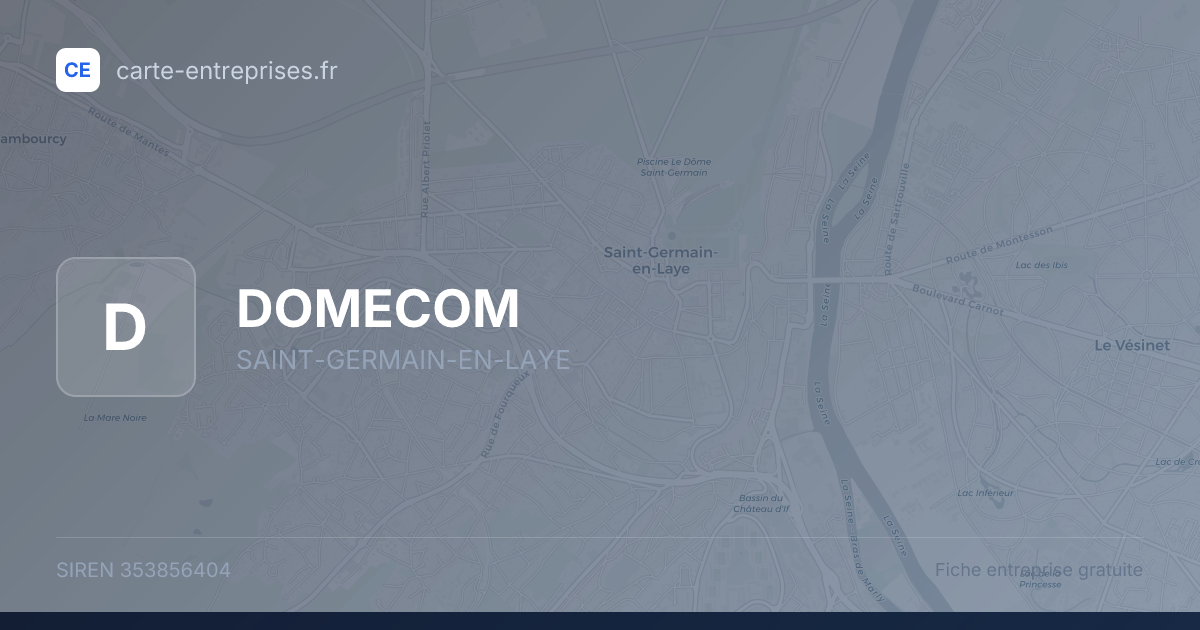 DOMECOM — 353856404 — fiche entreprise