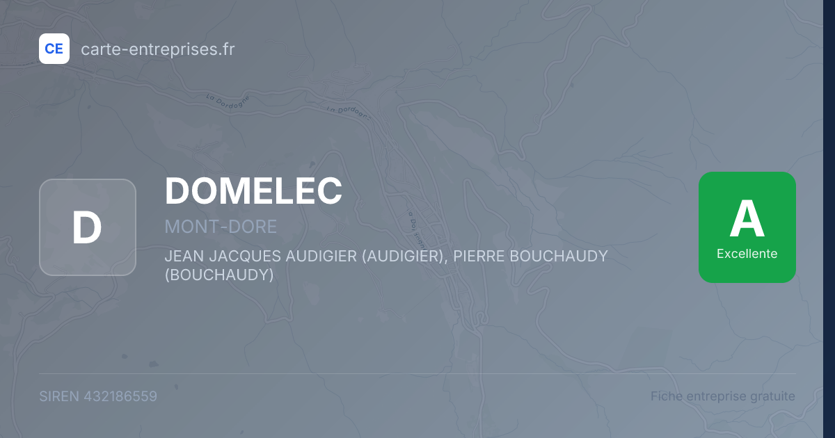 DOMELEC — 432186559 — fiche entreprise