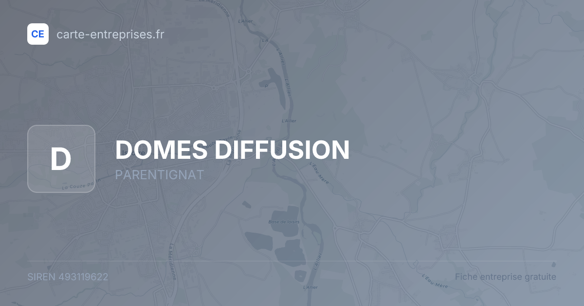 DOMES DIFFUSION — 493119622 — fiche entreprise