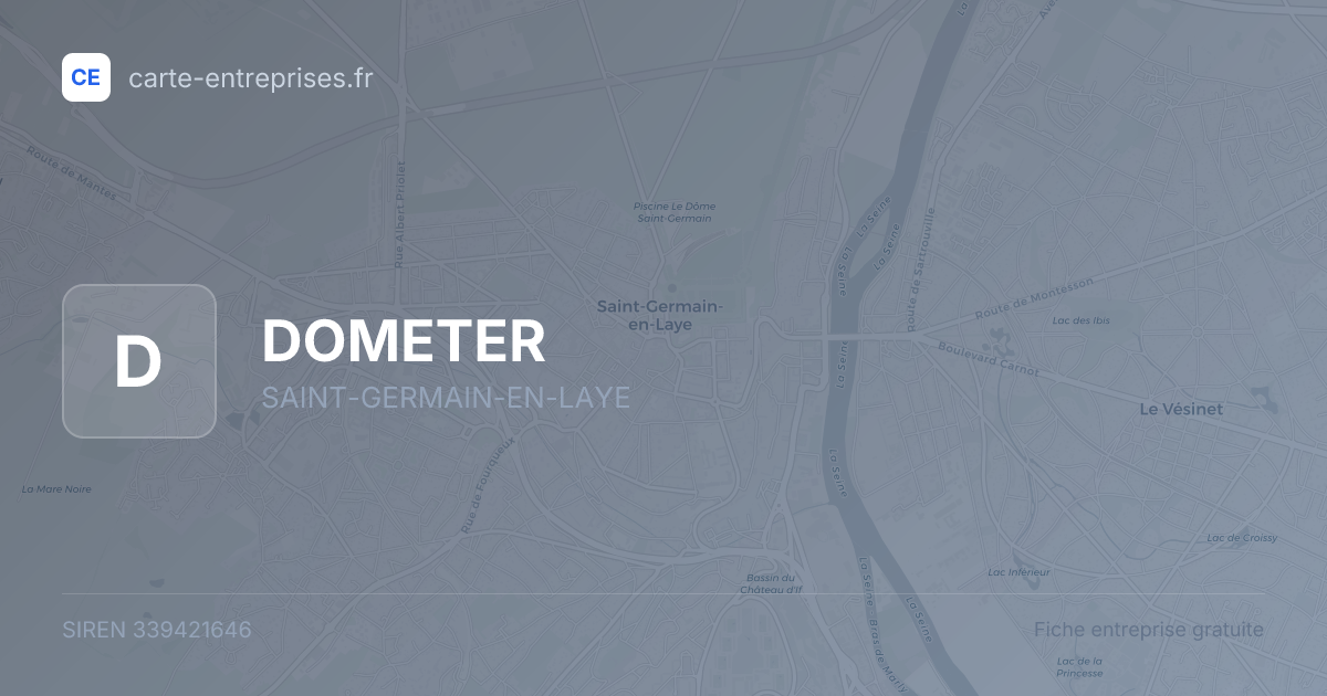 DOMETER — 339421646 — fiche entreprise