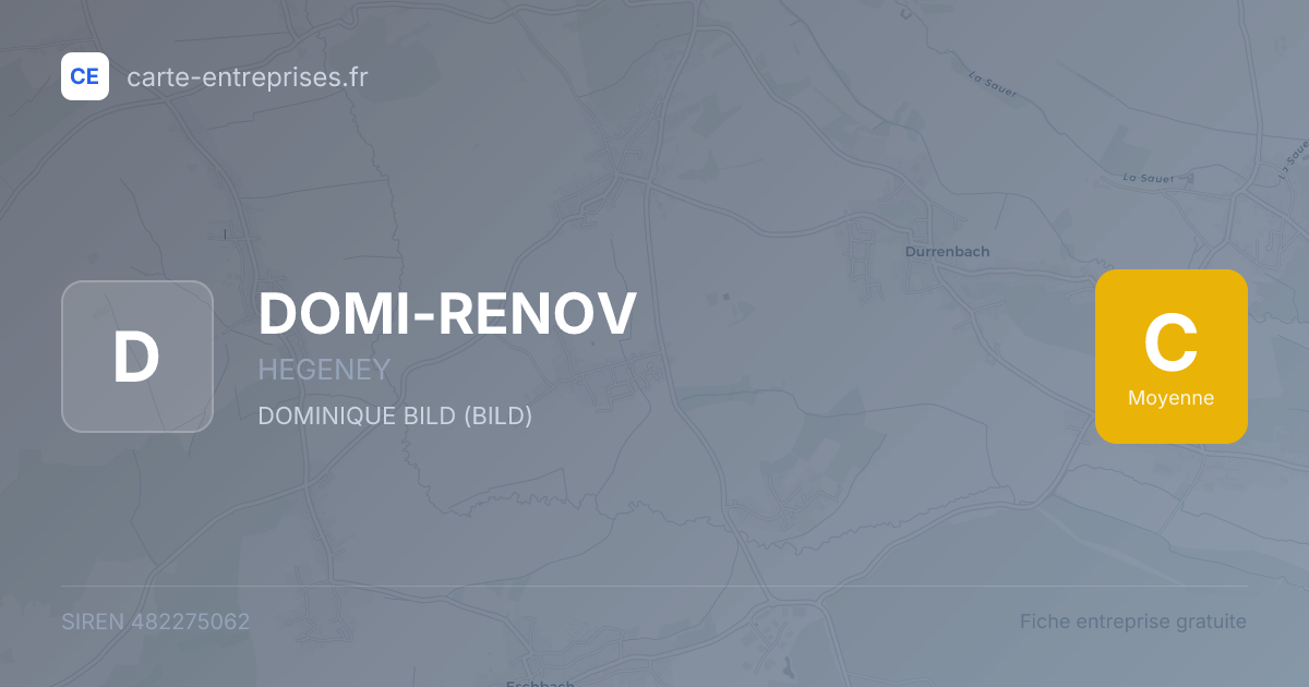 DOMI-RENOV — 482275062 — fiche entreprise