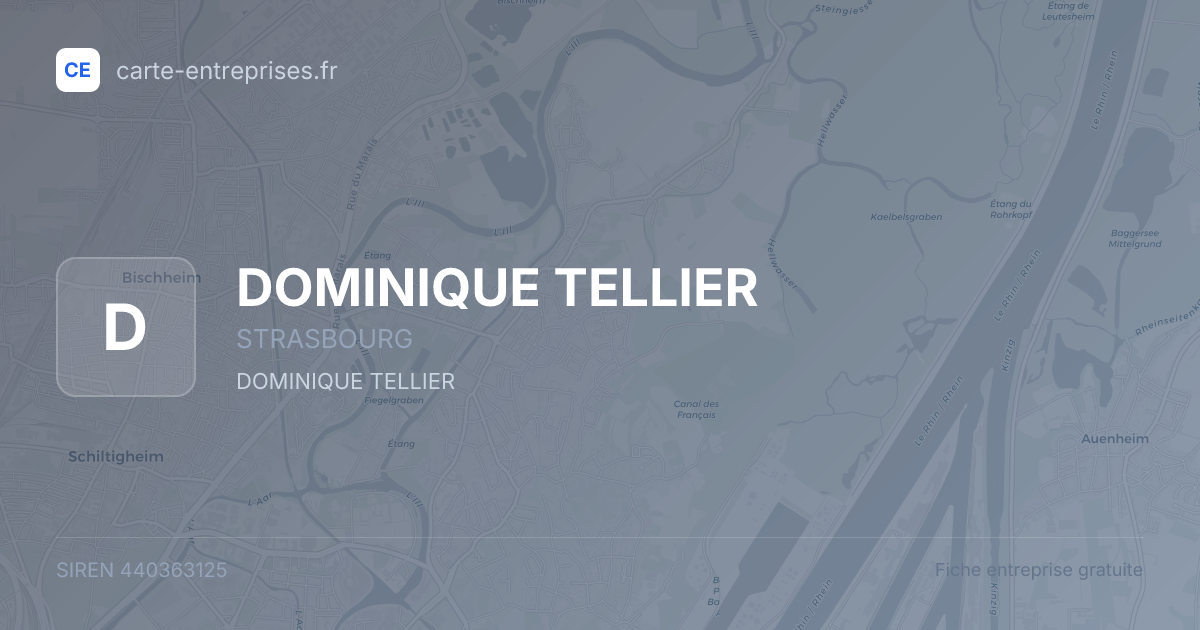 DOMINIQUE TELLIER — 440363125 — fiche entreprise