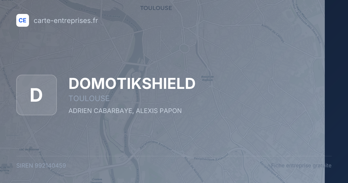 DOMOTIKSHIELD — 992140459 — fiche entreprise
