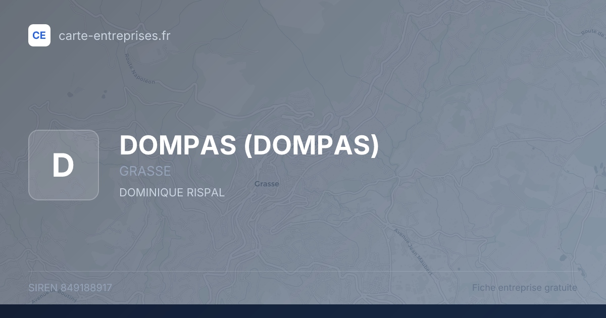 DOMPAS — 849188917 — fiche entreprise