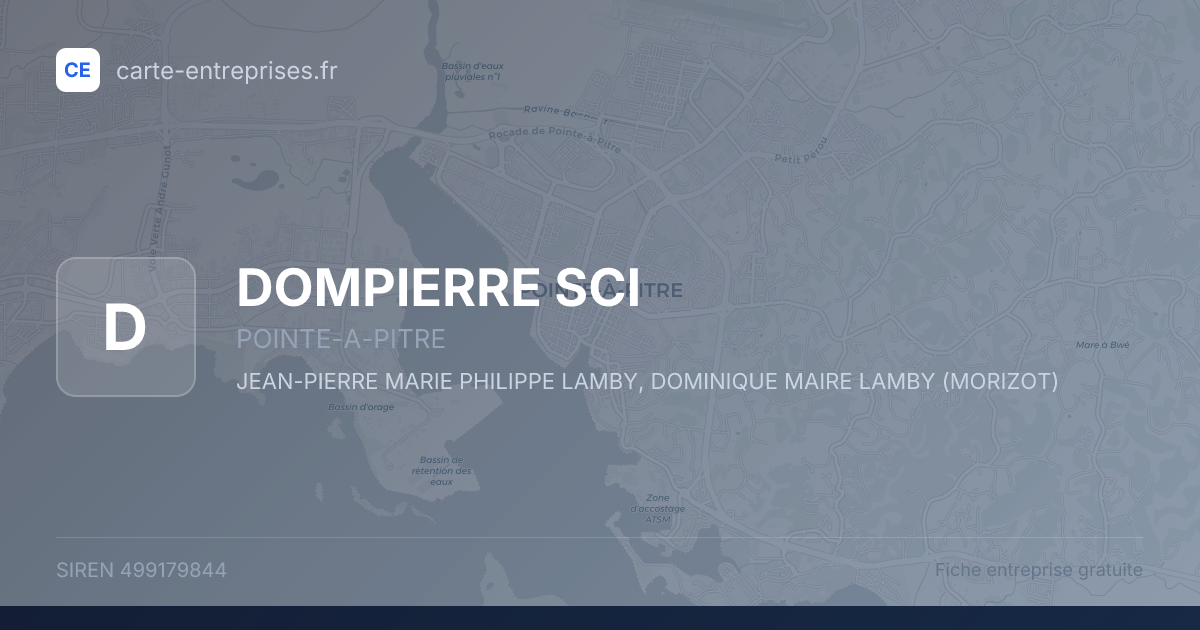 DOMPIERRE SCI — 499179844 — fiche entreprise