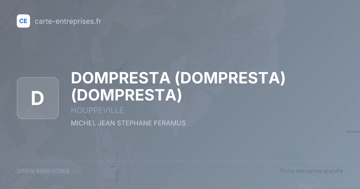 DOMPRESTA (DOMPRESTA) (DOMPRESTA) — 889640868 — fiche entreprise