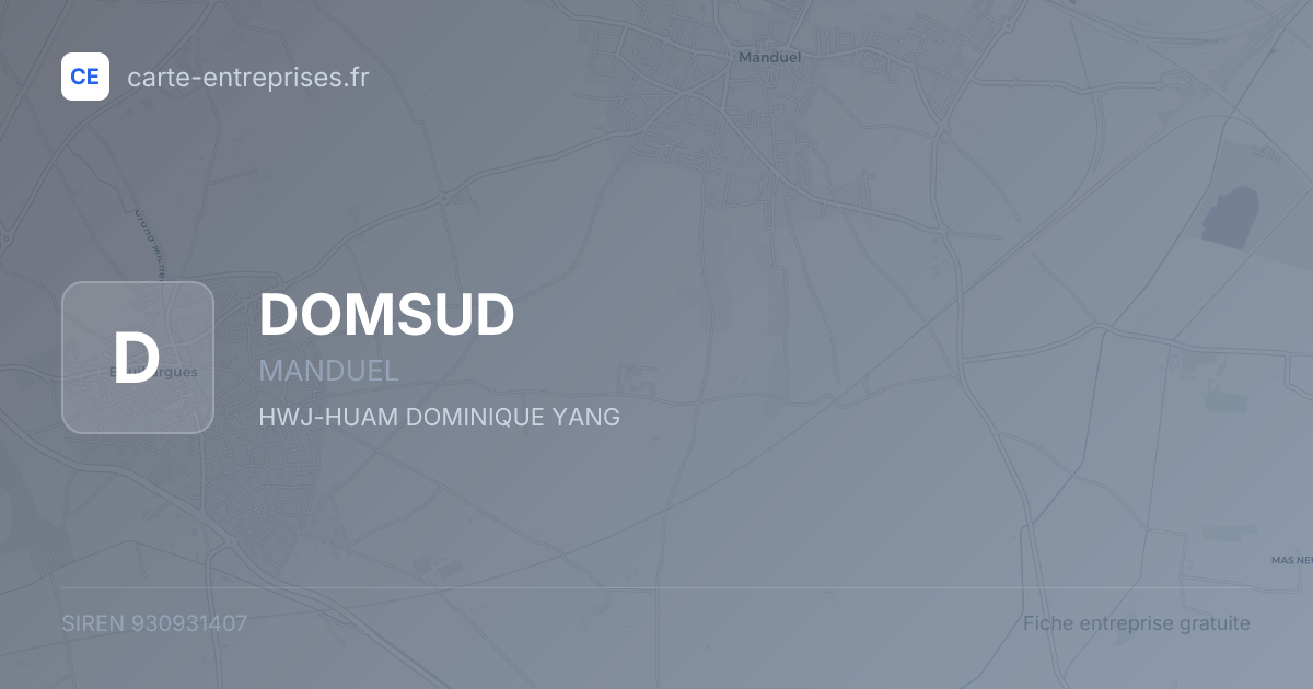 DOMSUD — 930931407 — fiche entreprise