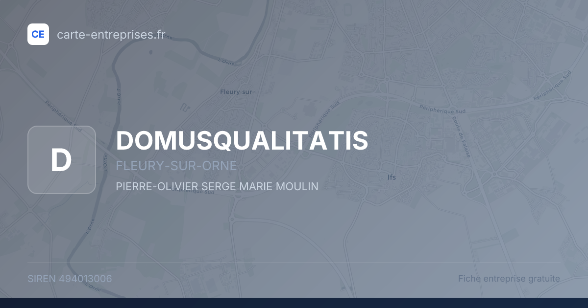 DOMUSQUALITATIS — 494013006 — fiche entreprise