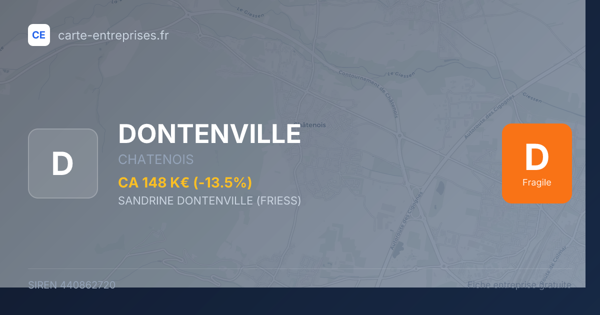 DONTENVILLE — 440862720 — fiche entreprise