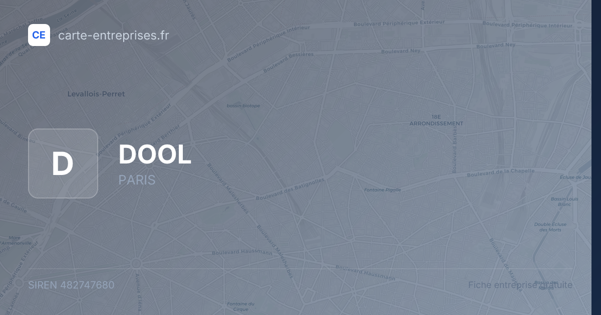 DOOL — 482747680 — fiche entreprise