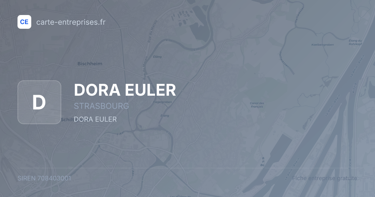DORA EULER — 708403001 — fiche entreprise