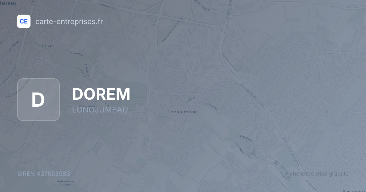 DOREM — 437653983 — fiche entreprise