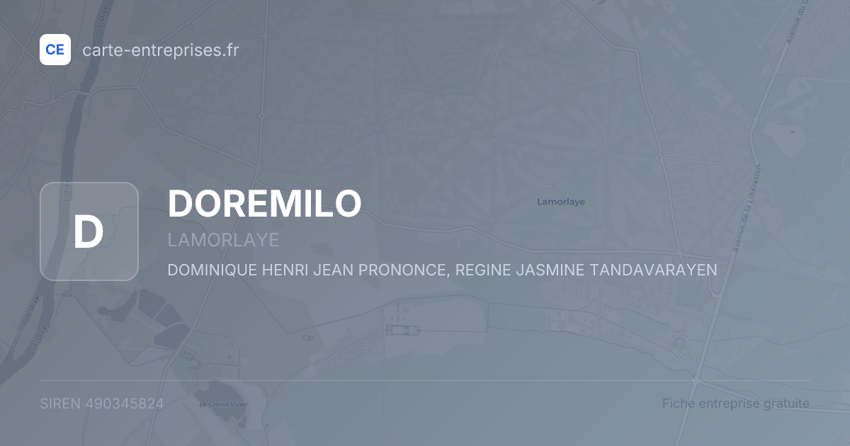 DOREMILO — 490345824 — fiche entreprise