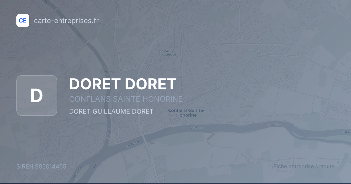 DORET DORET — 985014455 — fiche entreprise