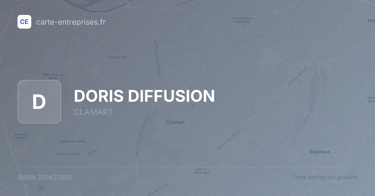 DORIS DIFFUSION — 329437586 — fiche entreprise