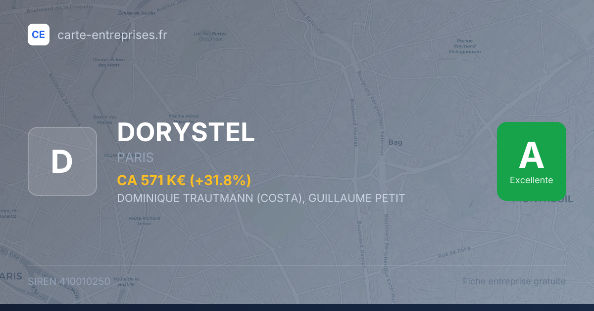 DORYSTEL — 410010250 — fiche entreprise