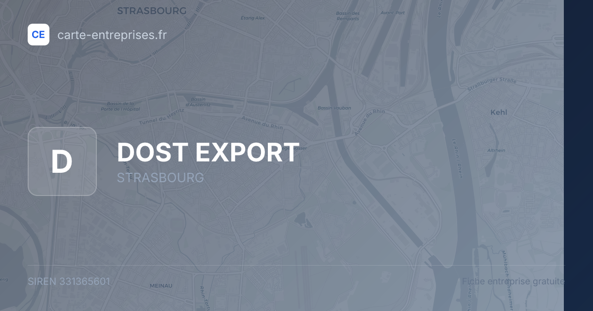DOST EXPORT — 331365601 — fiche entreprise