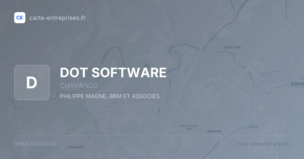 DOT SOFTWARE — 810465310 — fiche entreprise