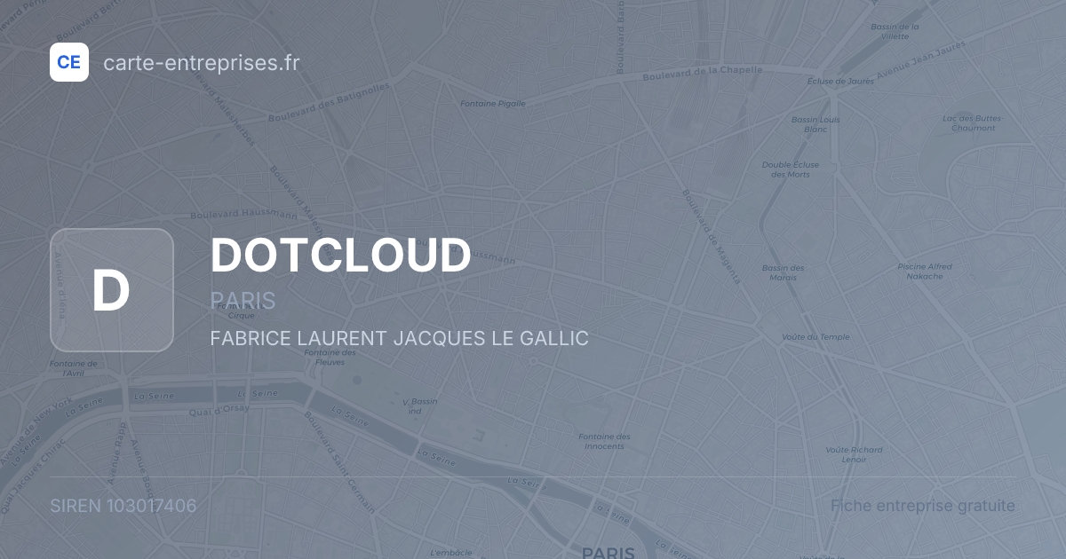 DOTCLOUD — 103017406 — fiche entreprise