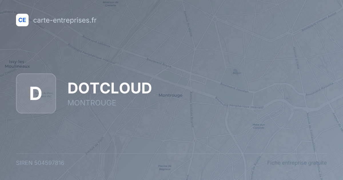 DOTCLOUD — 504597816 — fiche entreprise