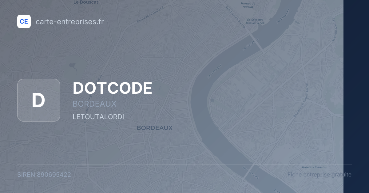 DOTCODE — 890695422 — fiche entreprise