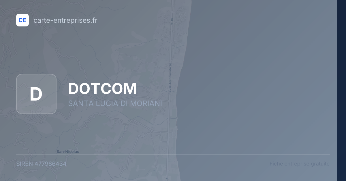 DOTCOM — 477986434 — fiche entreprise