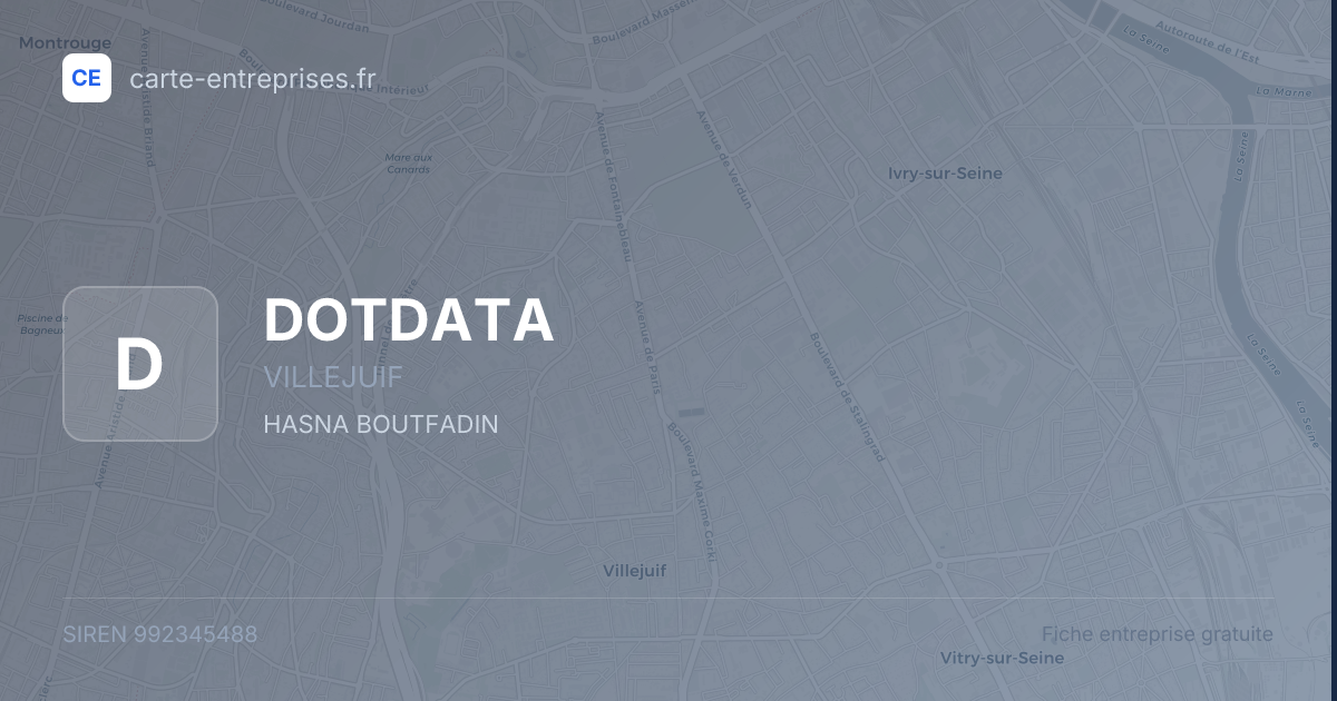 DOTDATA — 992345488 — fiche entreprise