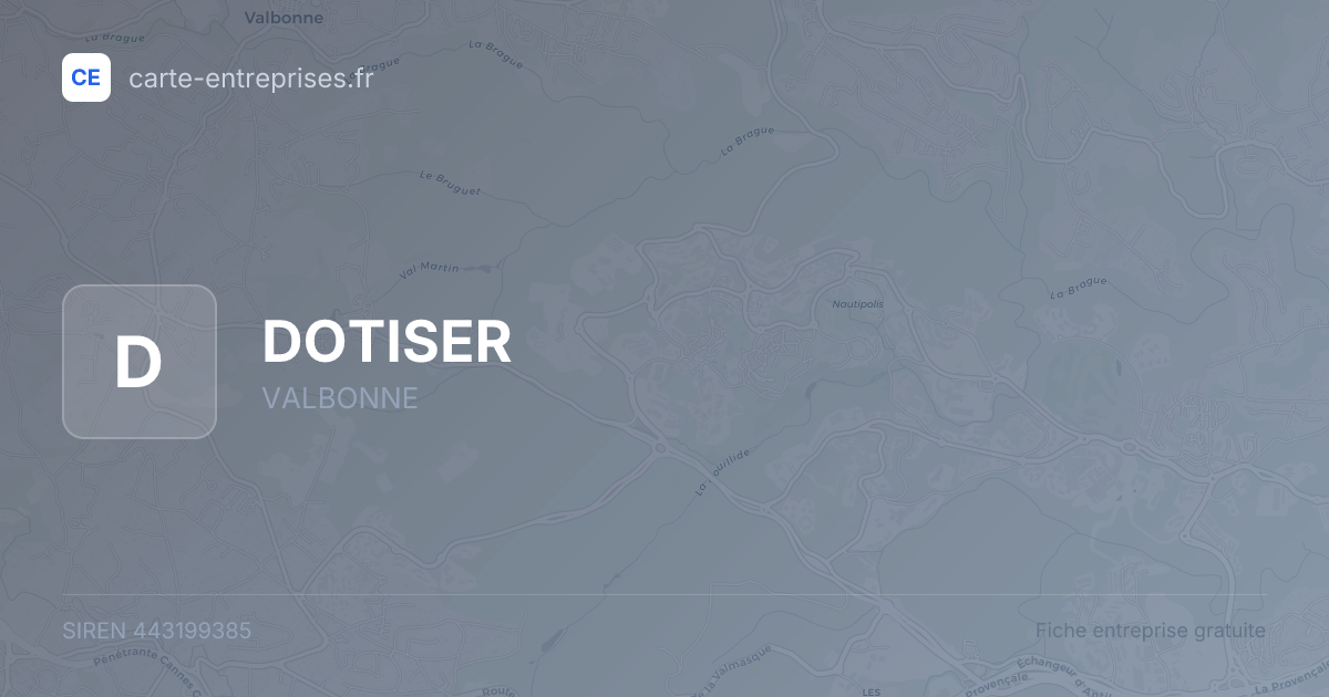 DOTISER — 443199385 — fiche entreprise