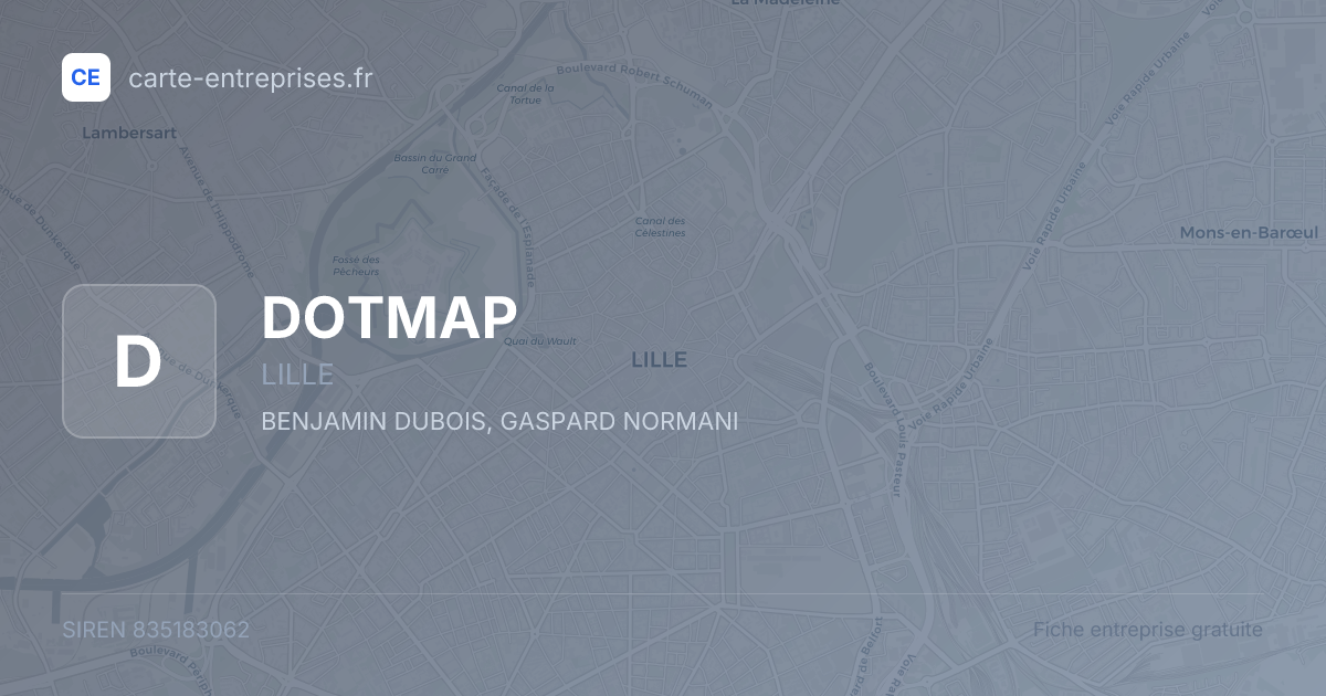 DOTMAP — 835183062 — fiche entreprise