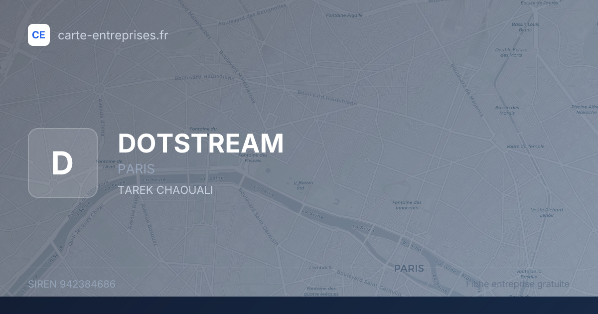 DOTSTREAM — 942384686 — fiche entreprise