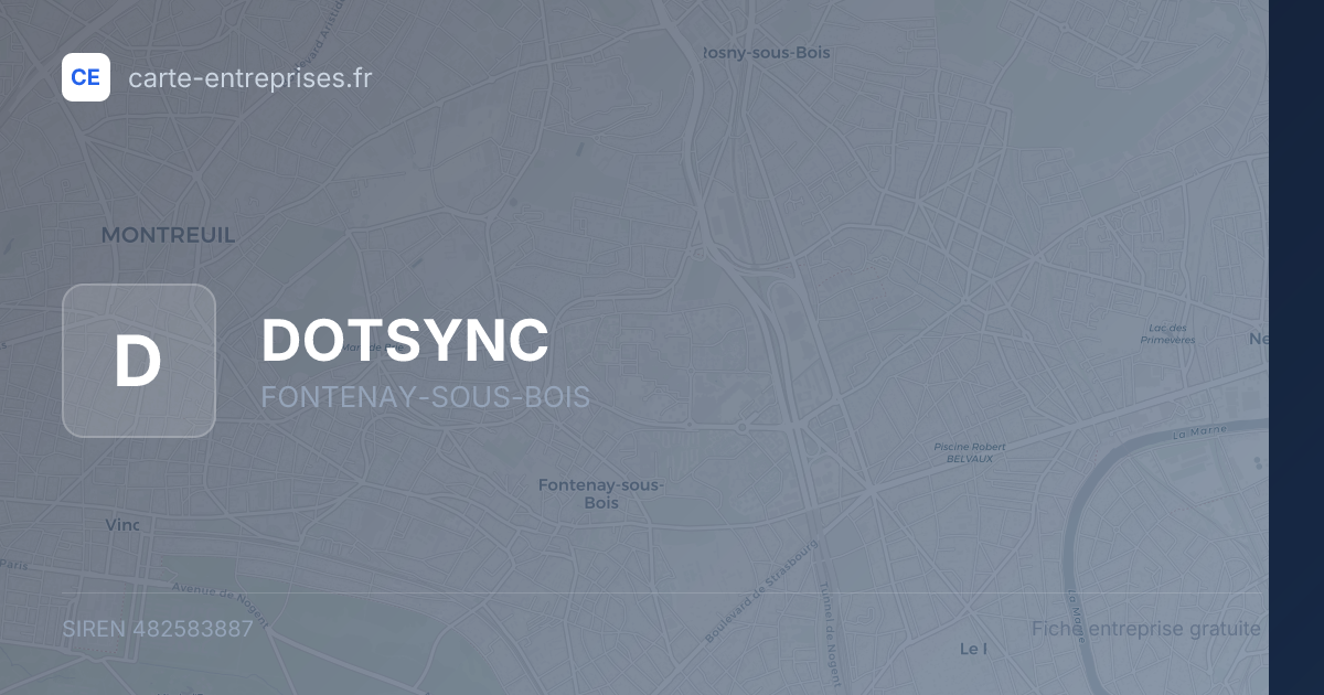 DOTSYNC — 482583887 — fiche entreprise