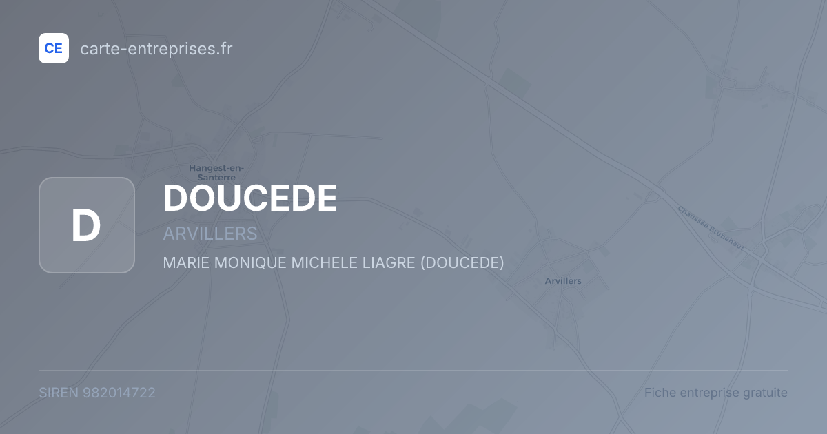 DOUCEDE — 982014722 — fiche entreprise