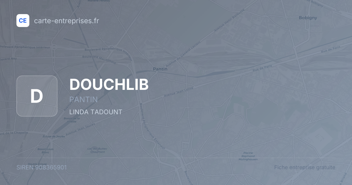 DOUCHLIB — 908365901 — fiche entreprise