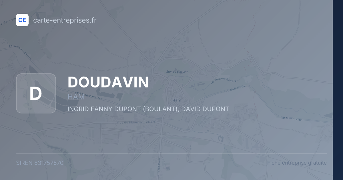 DOUDAVIN — 831757570 — fiche entreprise