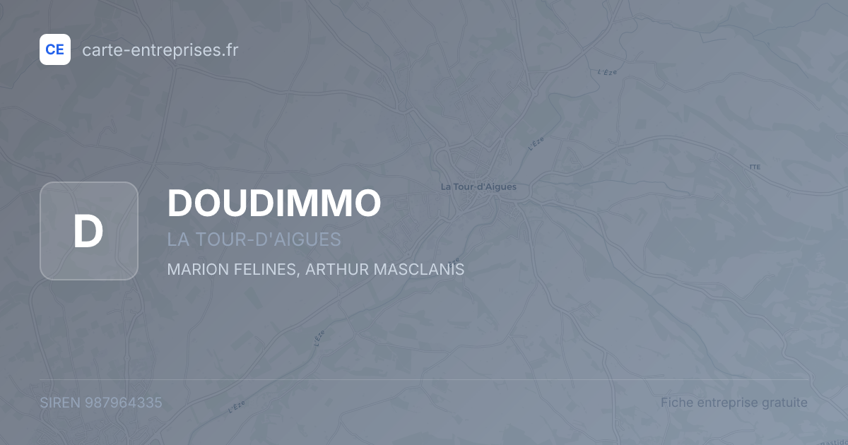 DOUDIMMO — 987964335 — fiche entreprise